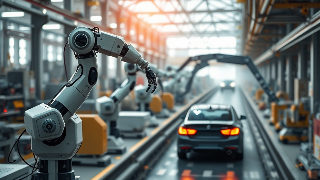 피지컬 AI 시대, 미래 변화는? (realistic 스타일)