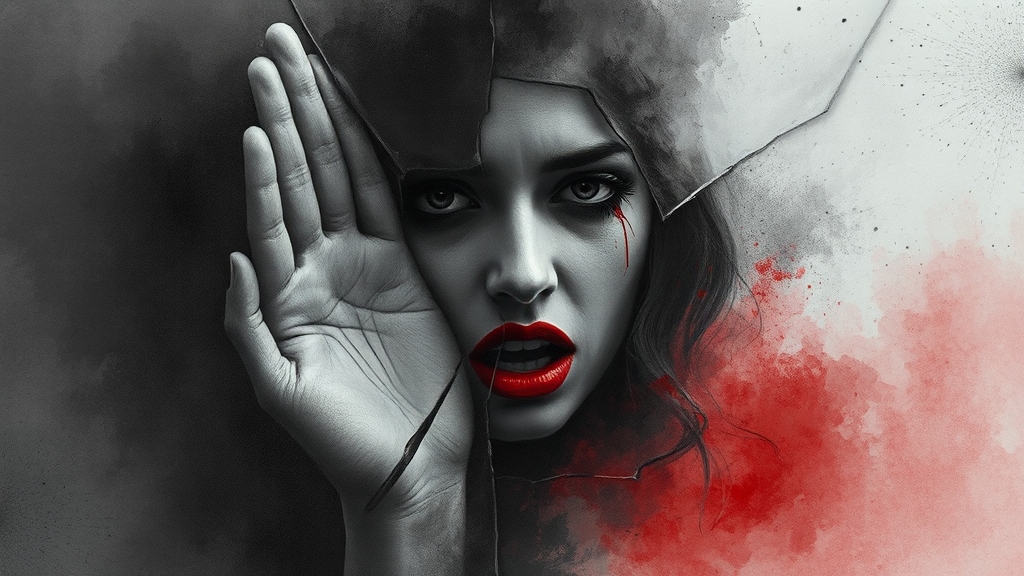 아내의 시각으로 본 문제점 (watercolor 스타일)