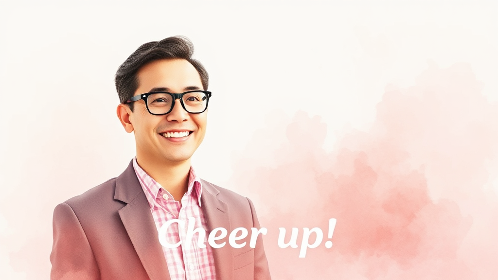 소상공인 & 자영업자, 힘내세요! 정부 지원금 (watercolor 스타일)