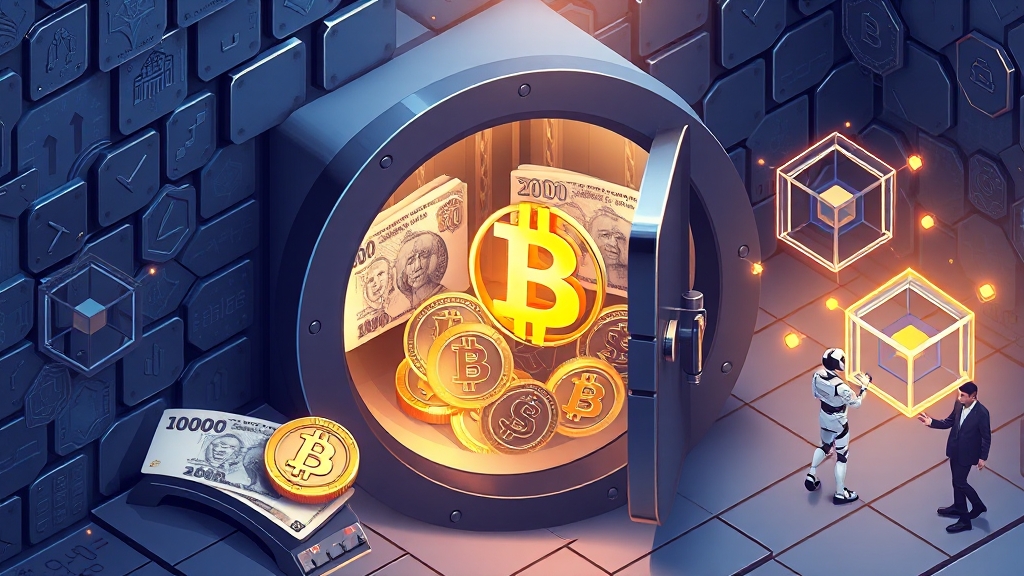 작동 원리: 가격 안정성 유지 (illustration 스타일)