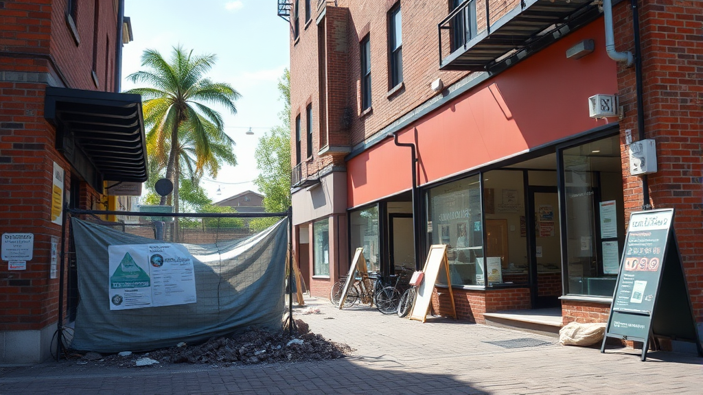 폐업지원금 입금 조건 및 유의사항 (realistic 스타일)