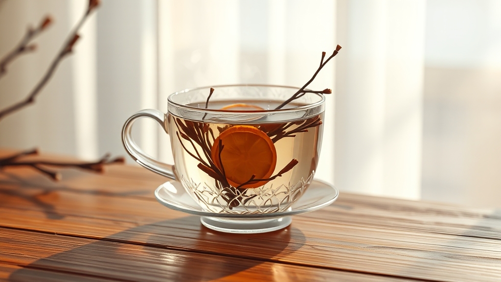 말린 가지로 간편하게! 가지차 만들기 (realistic 스타일)