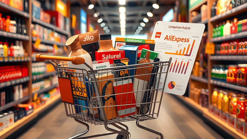 알리익스프레스 vs 테무 비교 (realistic 스타일)