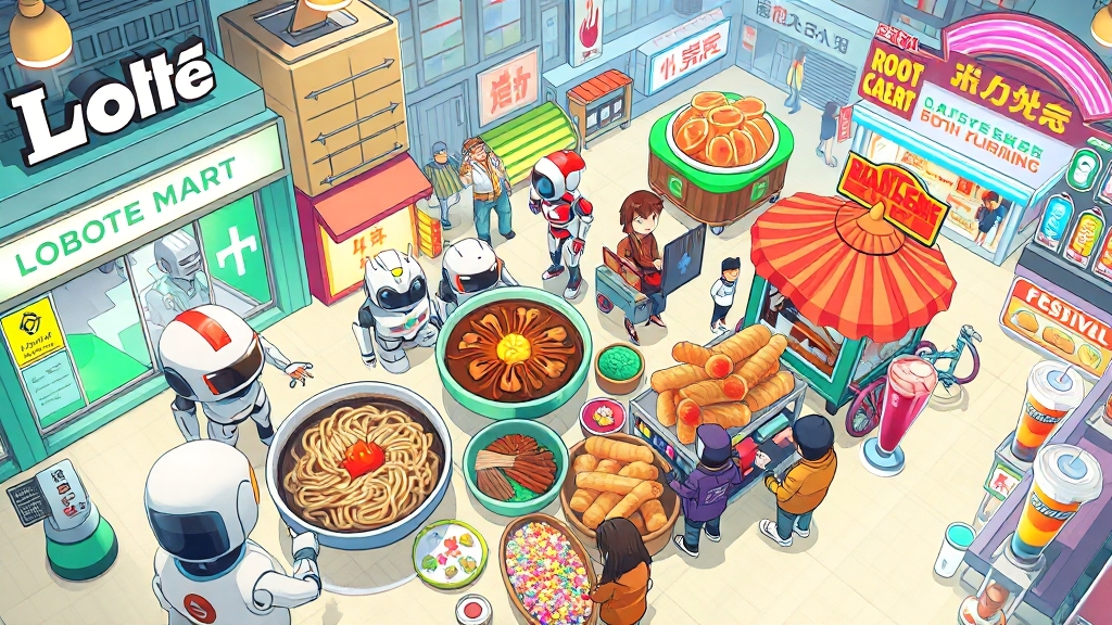 맛집 탐방, 식도락 여행 (cartoon 스타일)