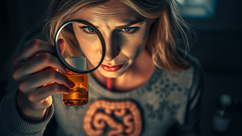 대마종자유, 잠재적 부작용은? (realistic 스타일)