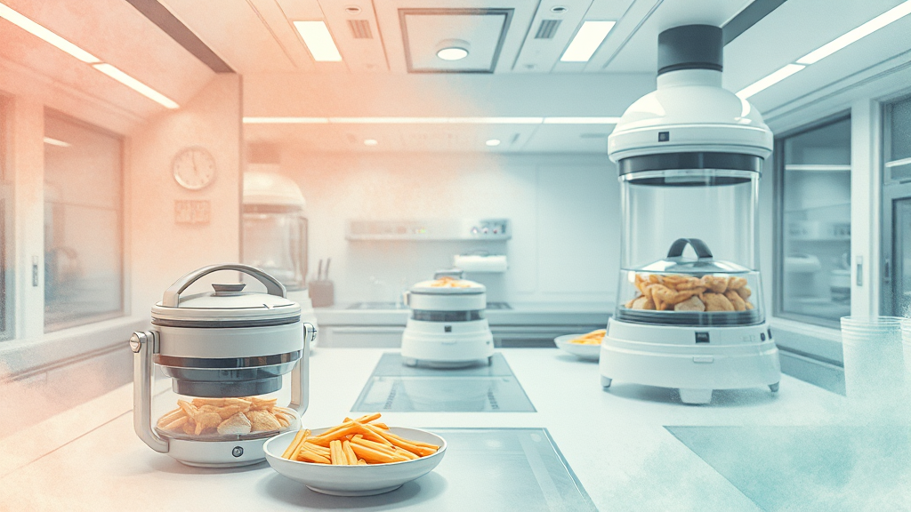 스파이스 로봇 레스토랑 시스템 분석 (watercolor 스타일)