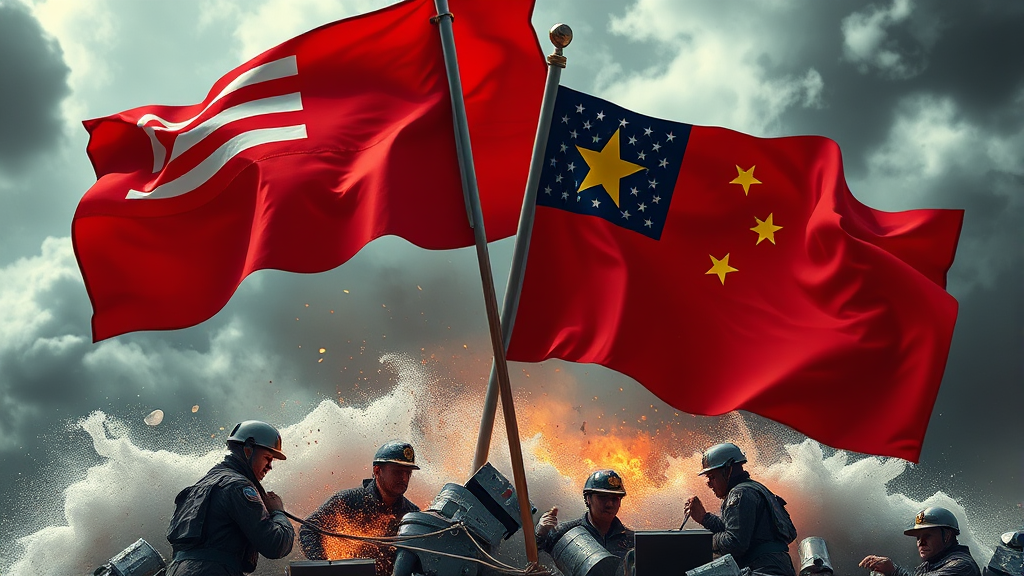 미국과 중국, 주요 국가들의 무역전쟁 전략 분석 (realistic 스타일)