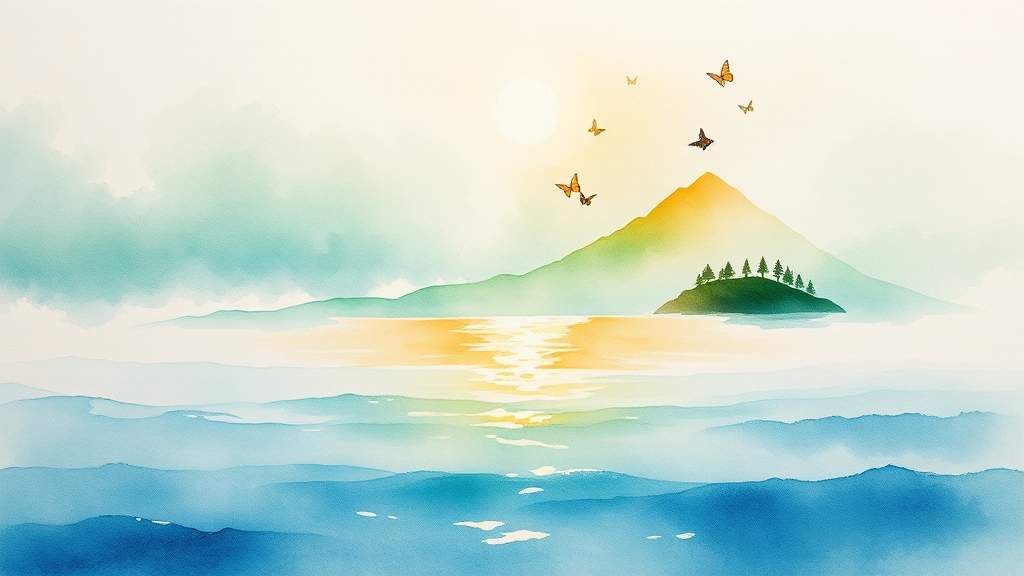 투자 종목, 어떤 걸 봐야 할까? (watercolor 스타일)