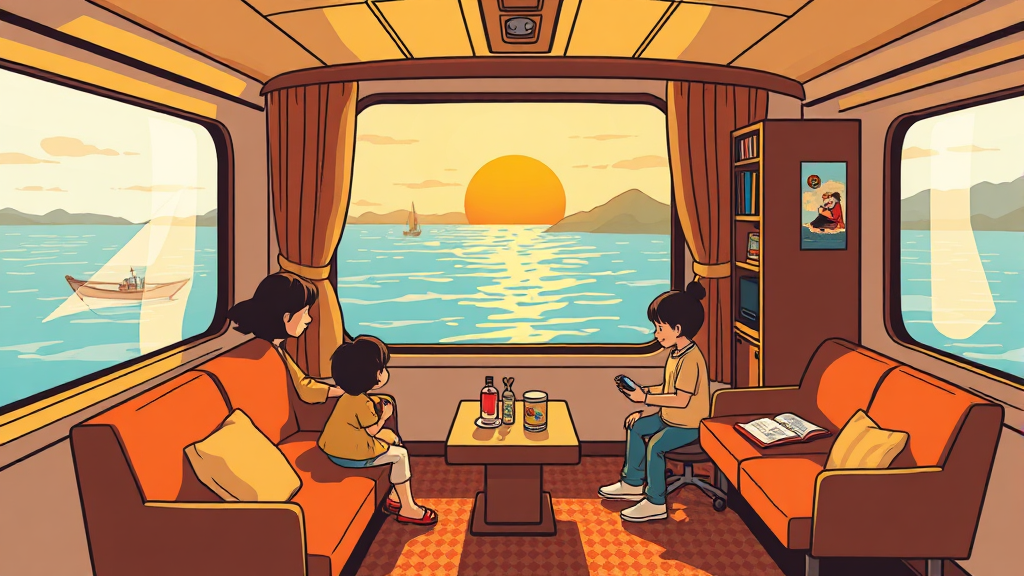 온돌마루 예약 방법 (cartoon 스타일)