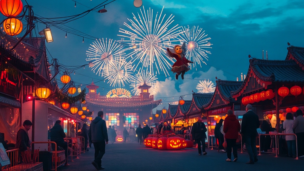 10월 서울랜드 축제 및 행사 안내 (watercolor 스타일)