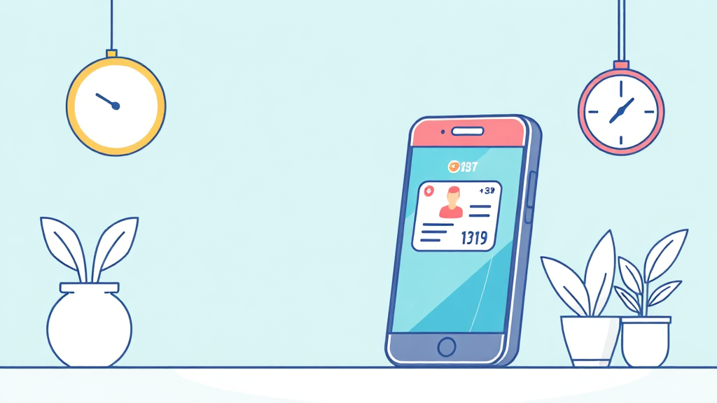 KT 엠모바일 셀프 개통 방법 (illustration 스타일)