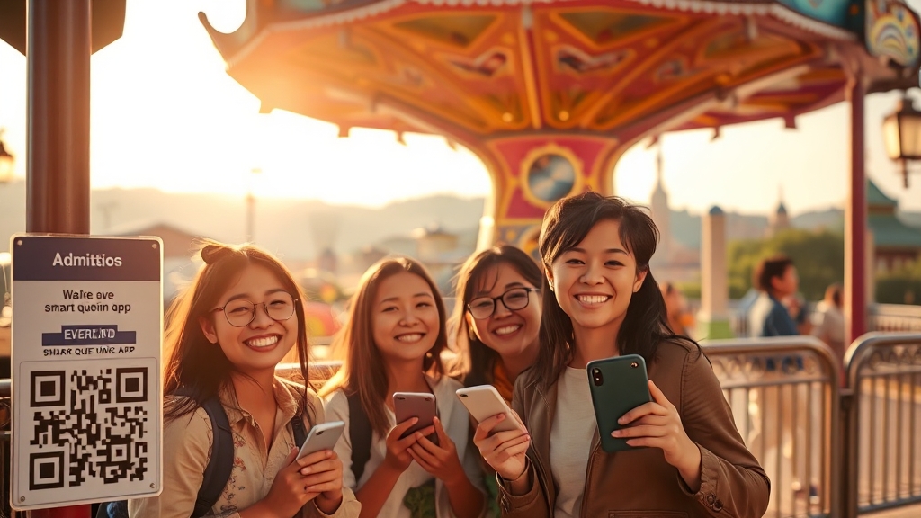 온라인 예매 & 입장 절차 (realistic 스타일)