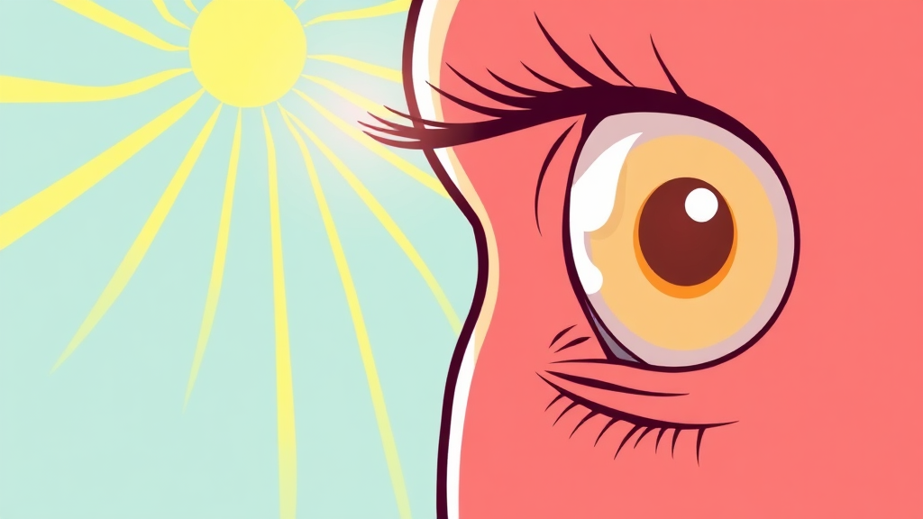 루테인/지아잔틴의 효능 (cartoon 스타일)