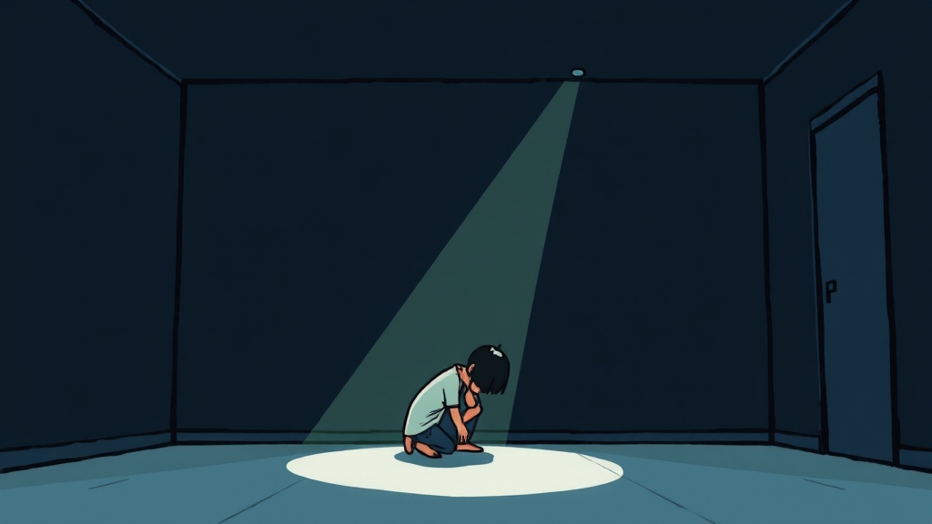 무기력증, 전문가의 도움이 필요할 때 (cartoon 스타일)