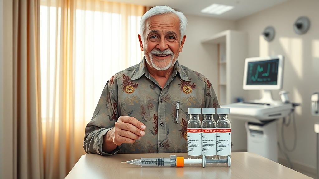 두 가지 대상포진 백신 비교 (realistic 스타일)