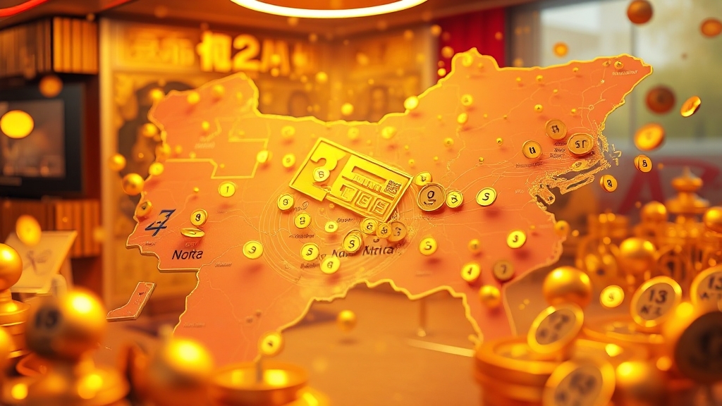 1등 당첨 지역 및 판매점 정보 (realistic 스타일)