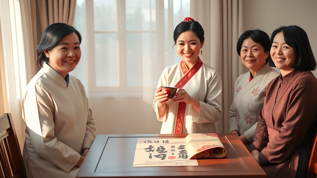 평양 며느리의 한국 시댁 적응기 (realistic 스타일)