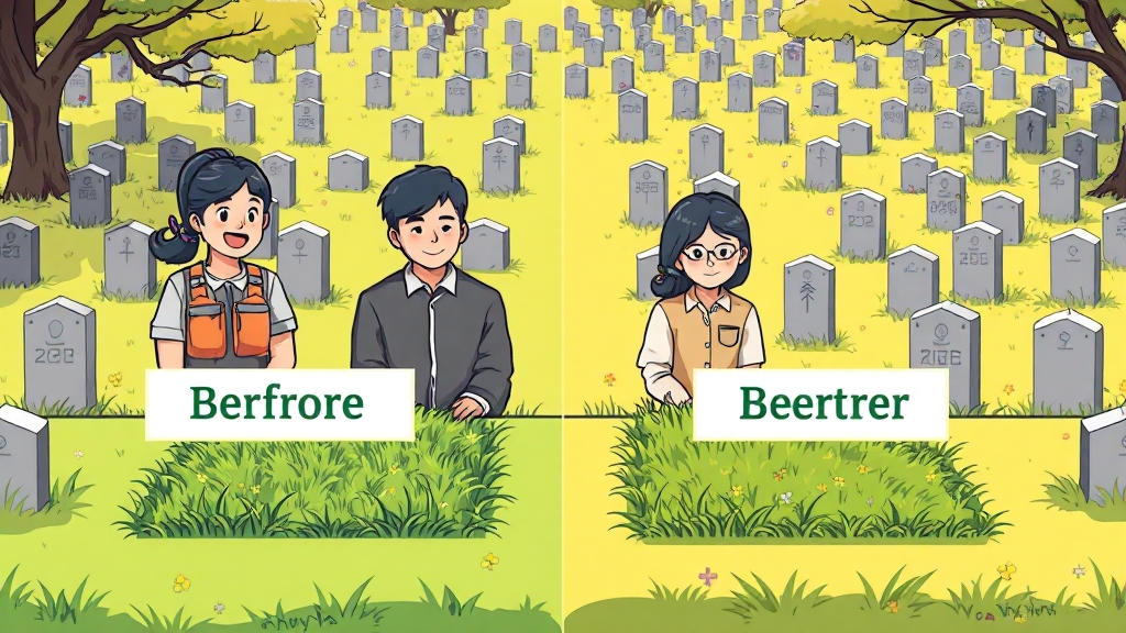 농협 벌초대행, 실제 후기는 어떨까요? (cartoon 스타일)