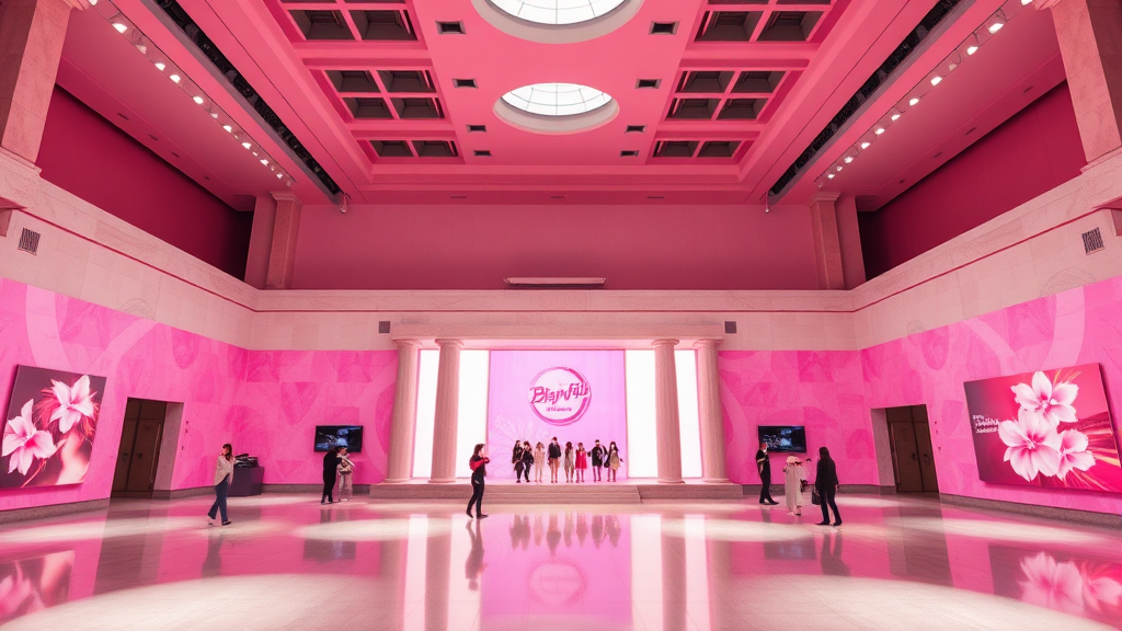 신곡과 함께하는 특별한 전시 경험 (realistic 스타일)