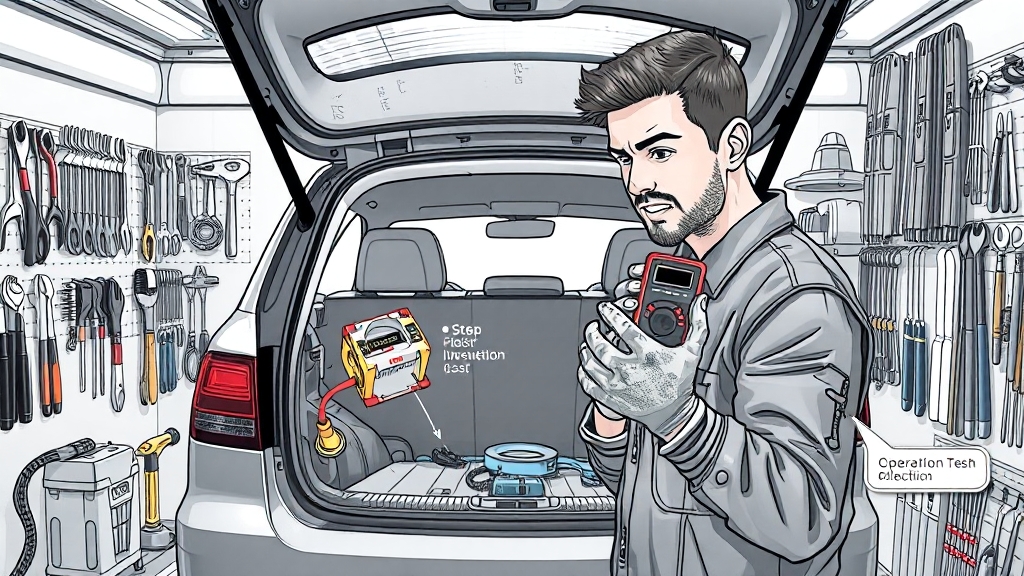 깜빡이 수리, 단계별로 따라하기 (illustration 스타일)