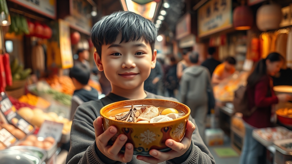 2025년 삼계탕 가격 전망 (realistic 스타일)