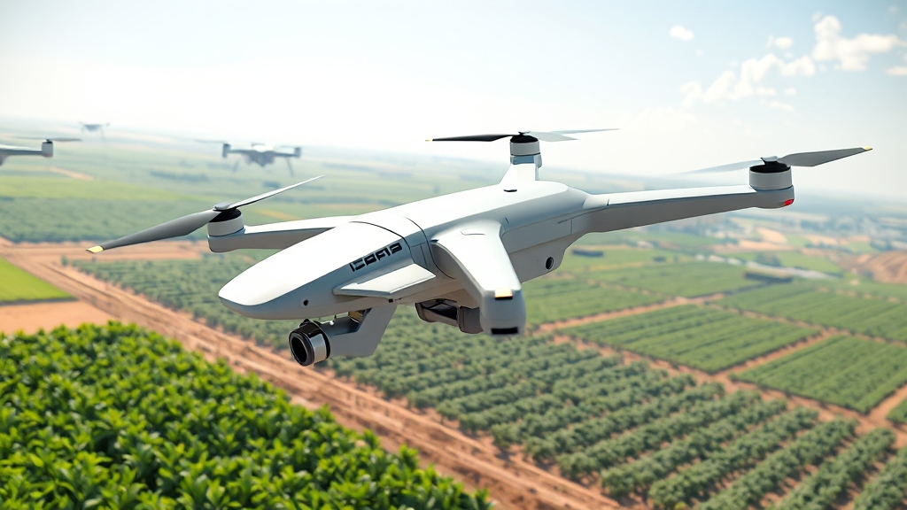 드론 자격증 활용 분야 (illustration 스타일)