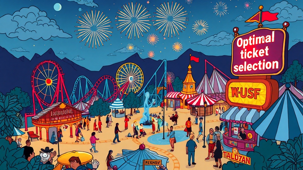 USJ 입장권 종류와 가격 (cartoon 스타일)