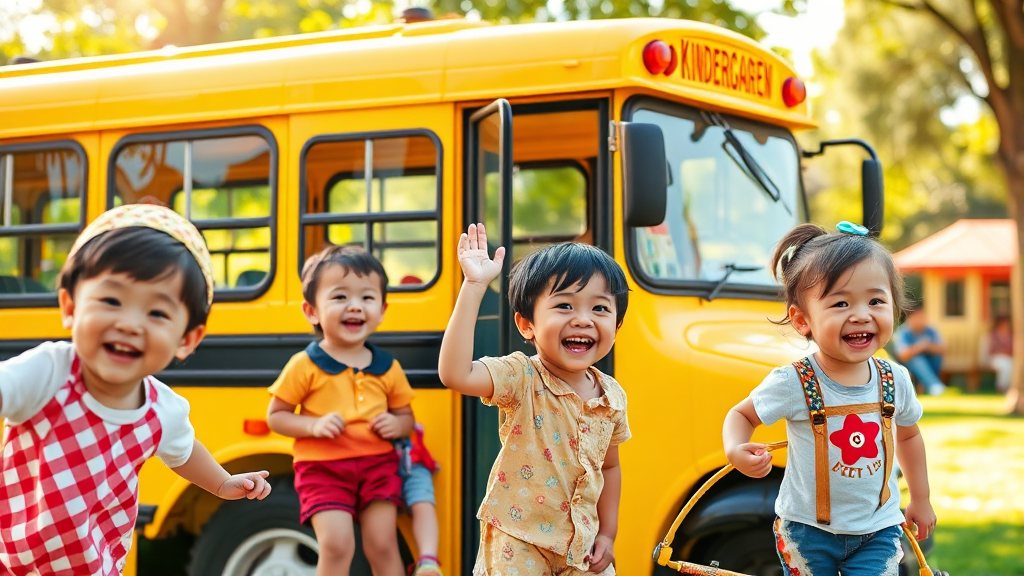 유치원 알리미 활용법 (realistic 스타일)