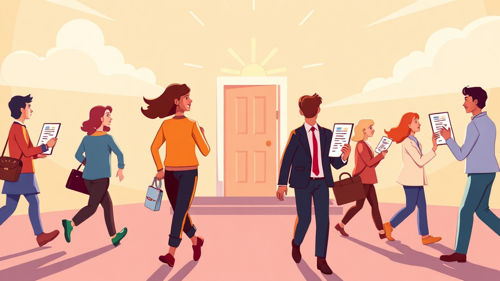 구직촉진수당이란? (cartoon 스타일)