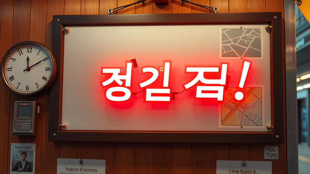 운영 시간 & 연락처 확인! (realistic 스타일)