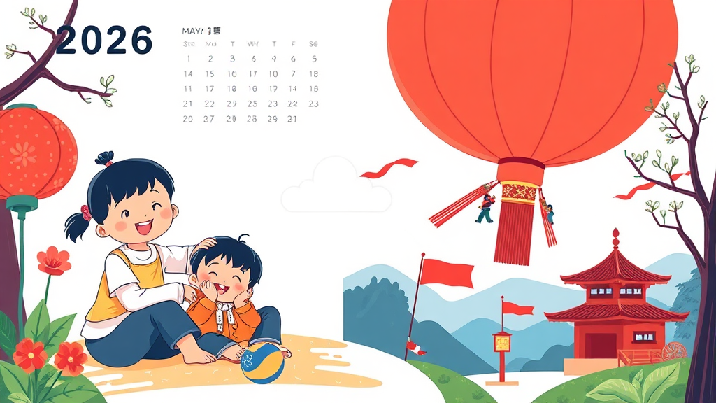 2026년 상반기 공휴일 (illustration 스타일)