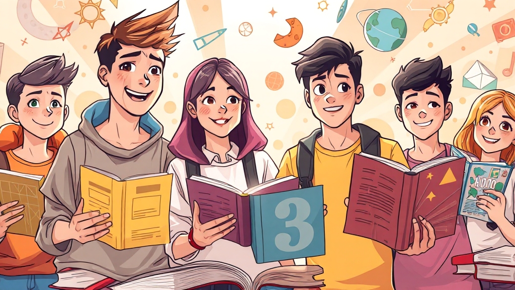 고교학점제 관련 입시 변화 및 학습 전략 (cartoon 스타일)