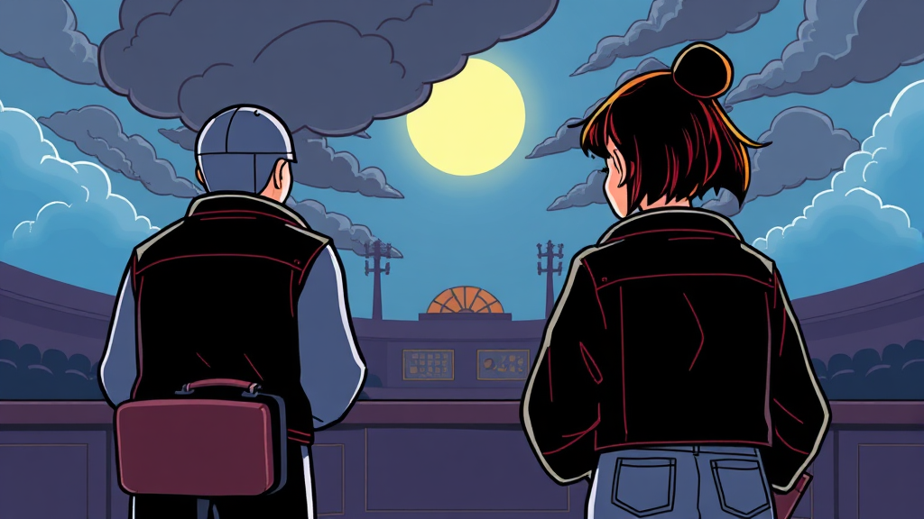 법적 분쟁, 전망은? (cartoon 스타일)