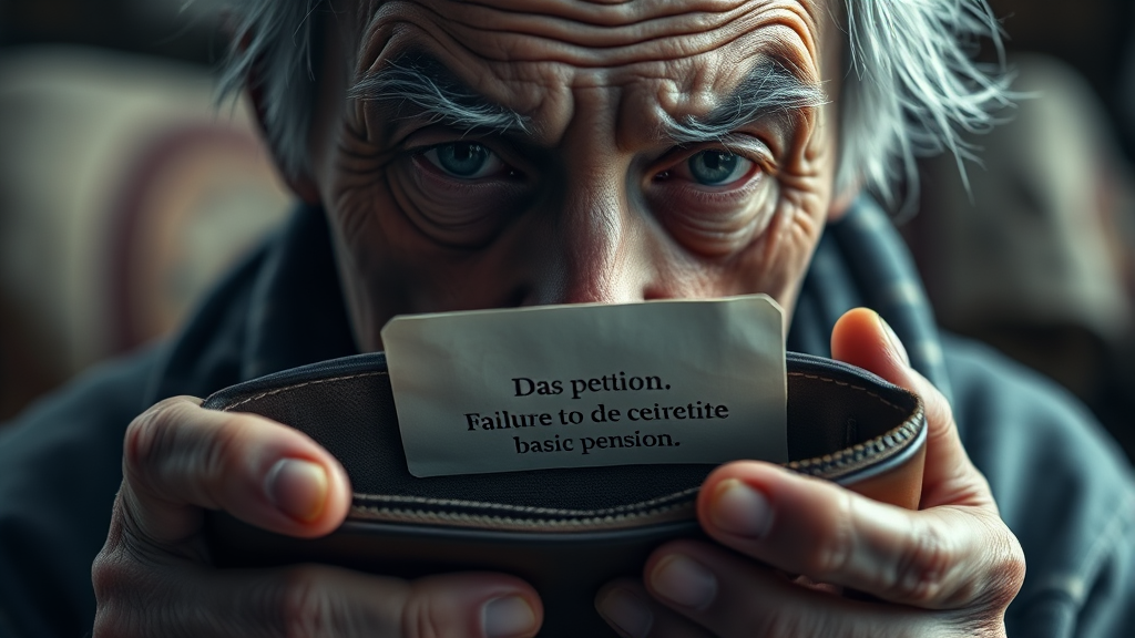 수급 탈락 주요 사유 (realistic 스타일)