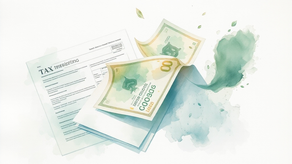 환급, 왜 중요할까? (watercolor 스타일)