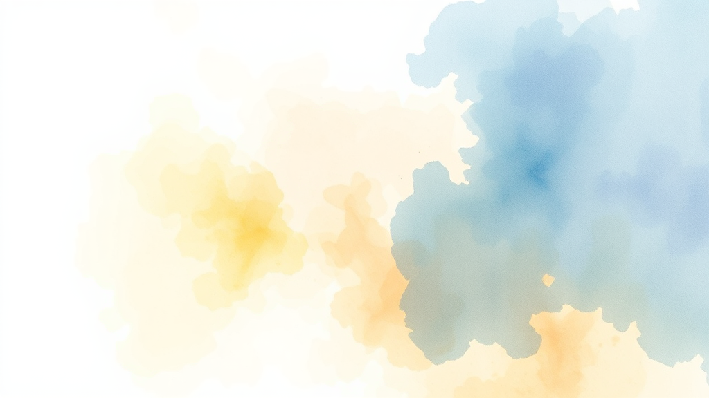 미래 금융의 청사진 (watercolor 스타일)