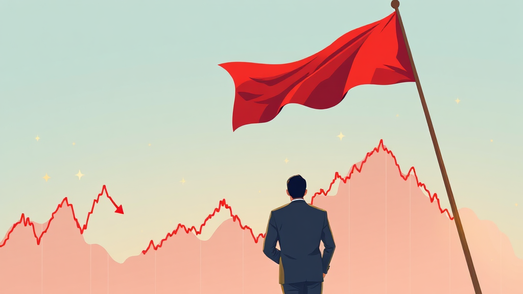 투자 리스크, 이것만은 꼭 알아두세요! (illustration 스타일)