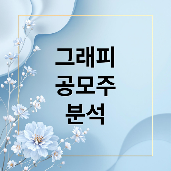 그래피
공모주
분석 (그래피 공모주 청약 2025)