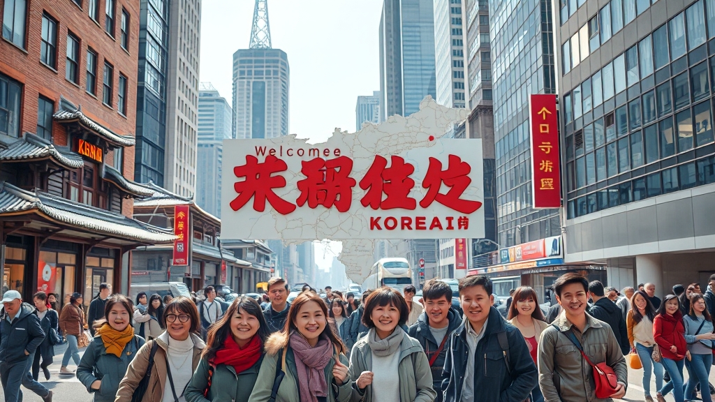 중국 관광객 유치 전략은? (realistic 스타일)