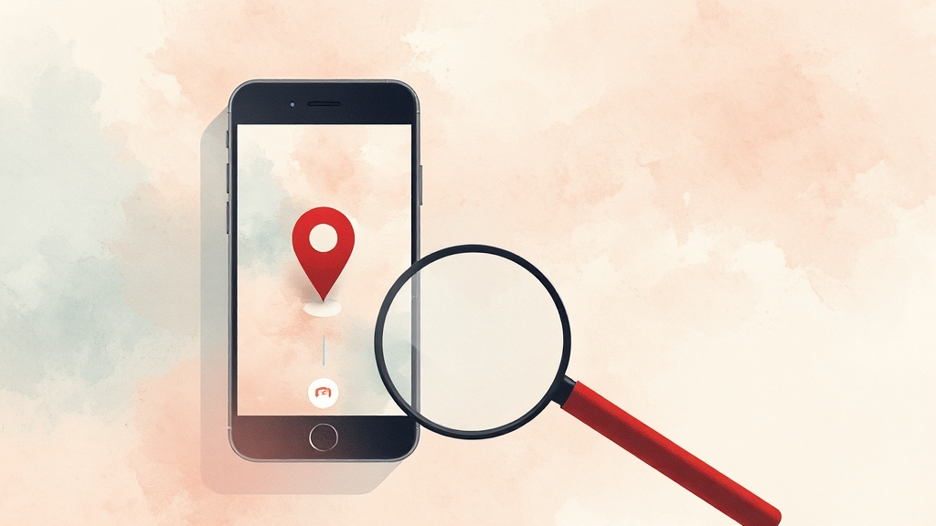 불법 위치추적, 어떤 경우에 해당? (watercolor 스타일)