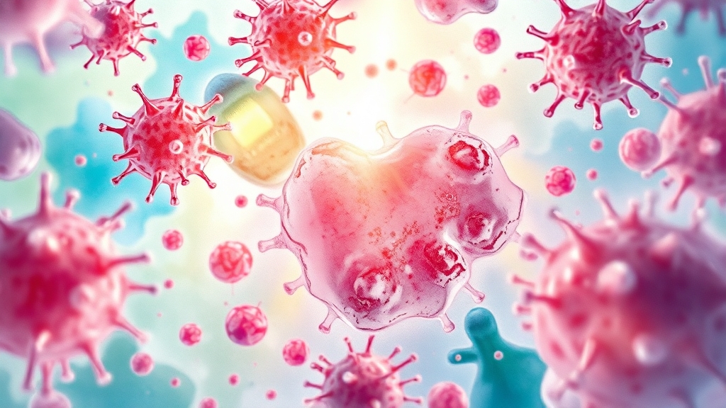 간암 치료, 최신 동향은? (watercolor 스타일)