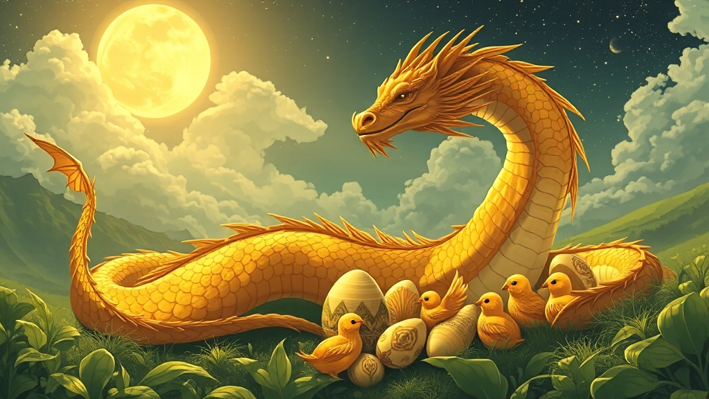 알 종류와 상태에 따른 해몽 (illustration 스타일)