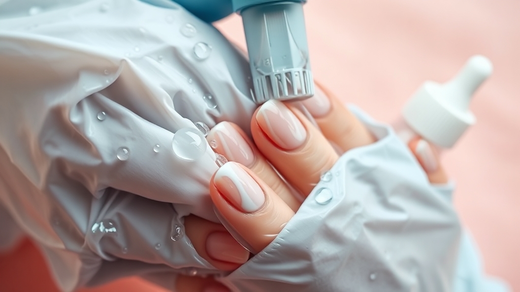 건강한 손톱 위한 생활 습관 (realistic 스타일)