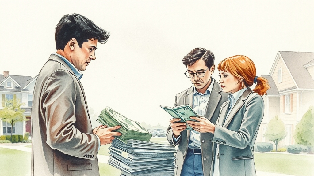 감정평가액, 거래에 미치는 영향 (watercolor 스타일)