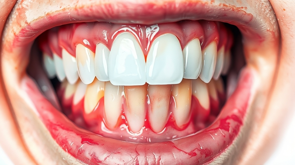 잇몸 부음, 왜 생기는 걸까? (watercolor 스타일)