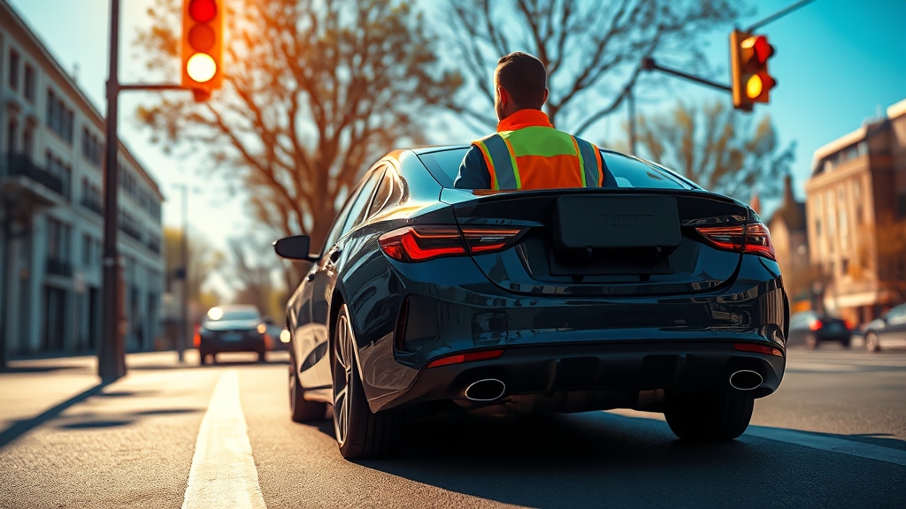 신호위반, 이렇게 예방하세요! (realistic 스타일)