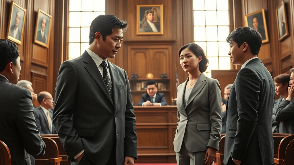 주요 등장인물 관계도 (realistic 스타일)