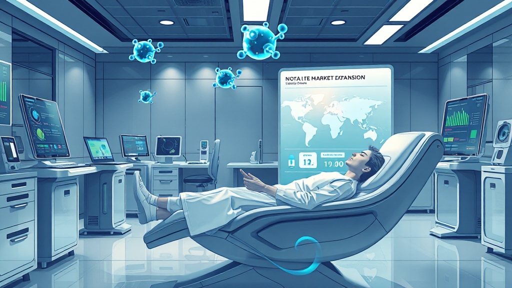 당뇨 진단 기술 혁신 (illustration 스타일)