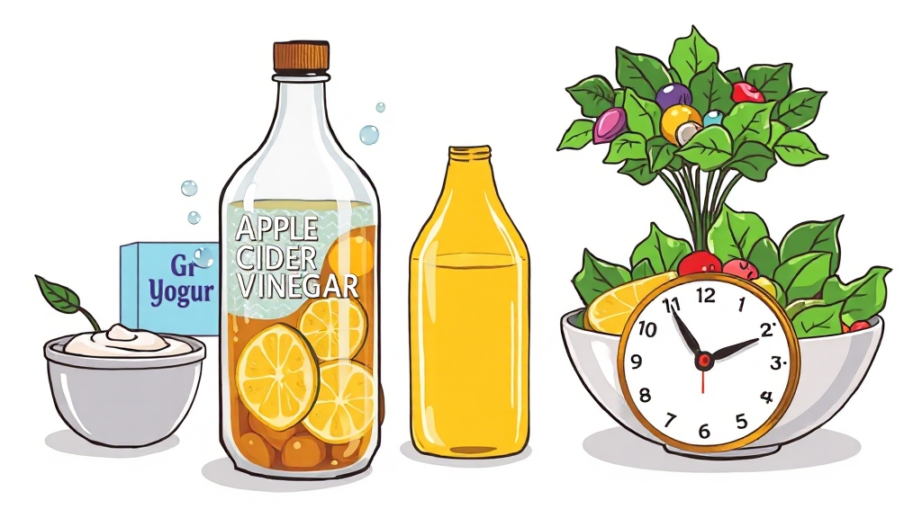 애사비 섭취 방법: 최적의 용량과 시기 (cartoon 스타일)