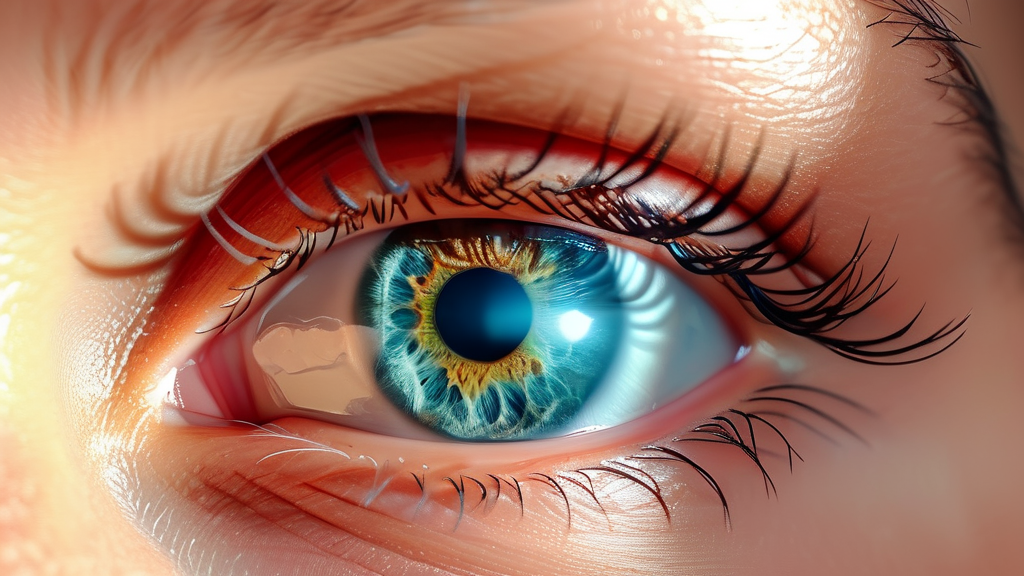 수술 후 관리와 주의사항: 선명한 시력을 위한 필수 지침 (realistic 스타일)